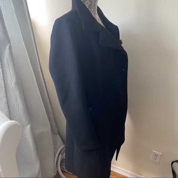 soia & Kyo Wool Black Peacoat Made in Canada - Picture 5 of 9